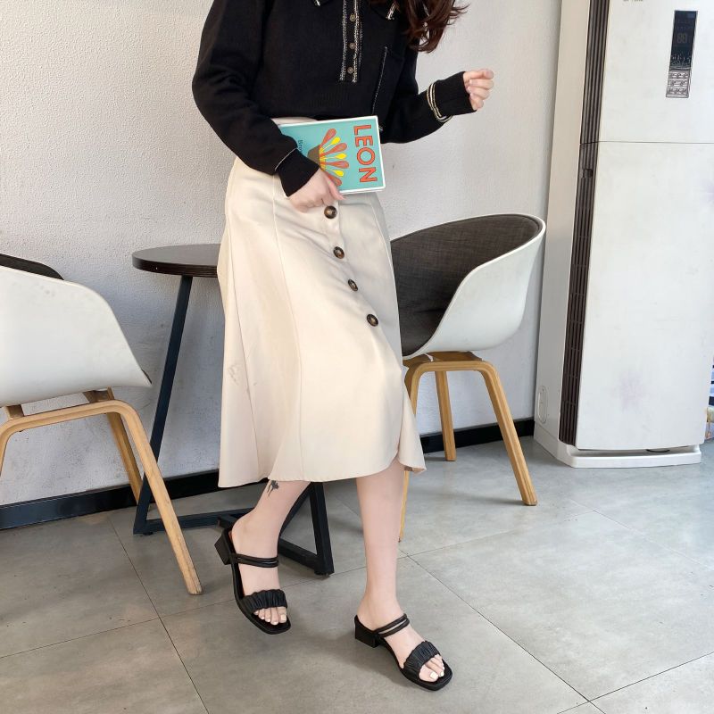 Модные женские тапочки с каблуком — фото 4