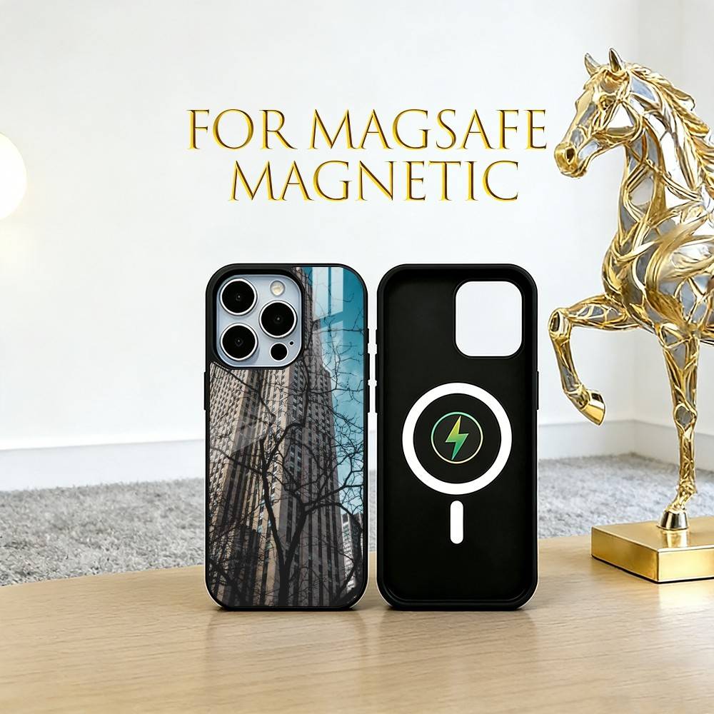 healing Phone Case For iPhone17,16,15,14,13,12,11 Plus,Pro Magnetic For Magsafe Wireless Charging