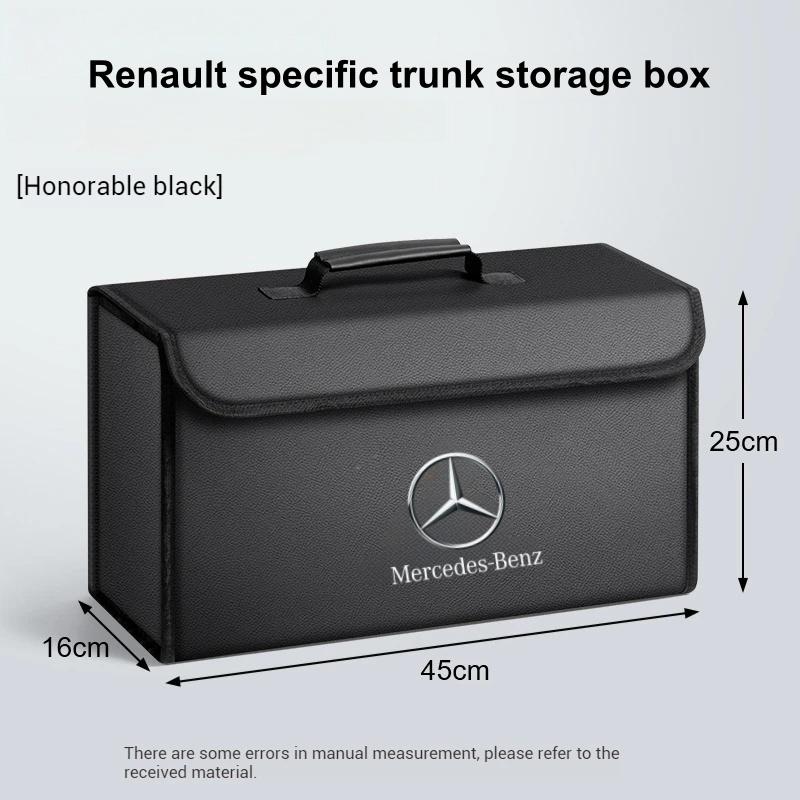 Pro Mercedes Benz třídy A B C E R S A35 C43 GLA GLB GLC GLK SLK CLA CLS GL SL Skládací úložný box do kufru auta Taška pro úklid a uložení