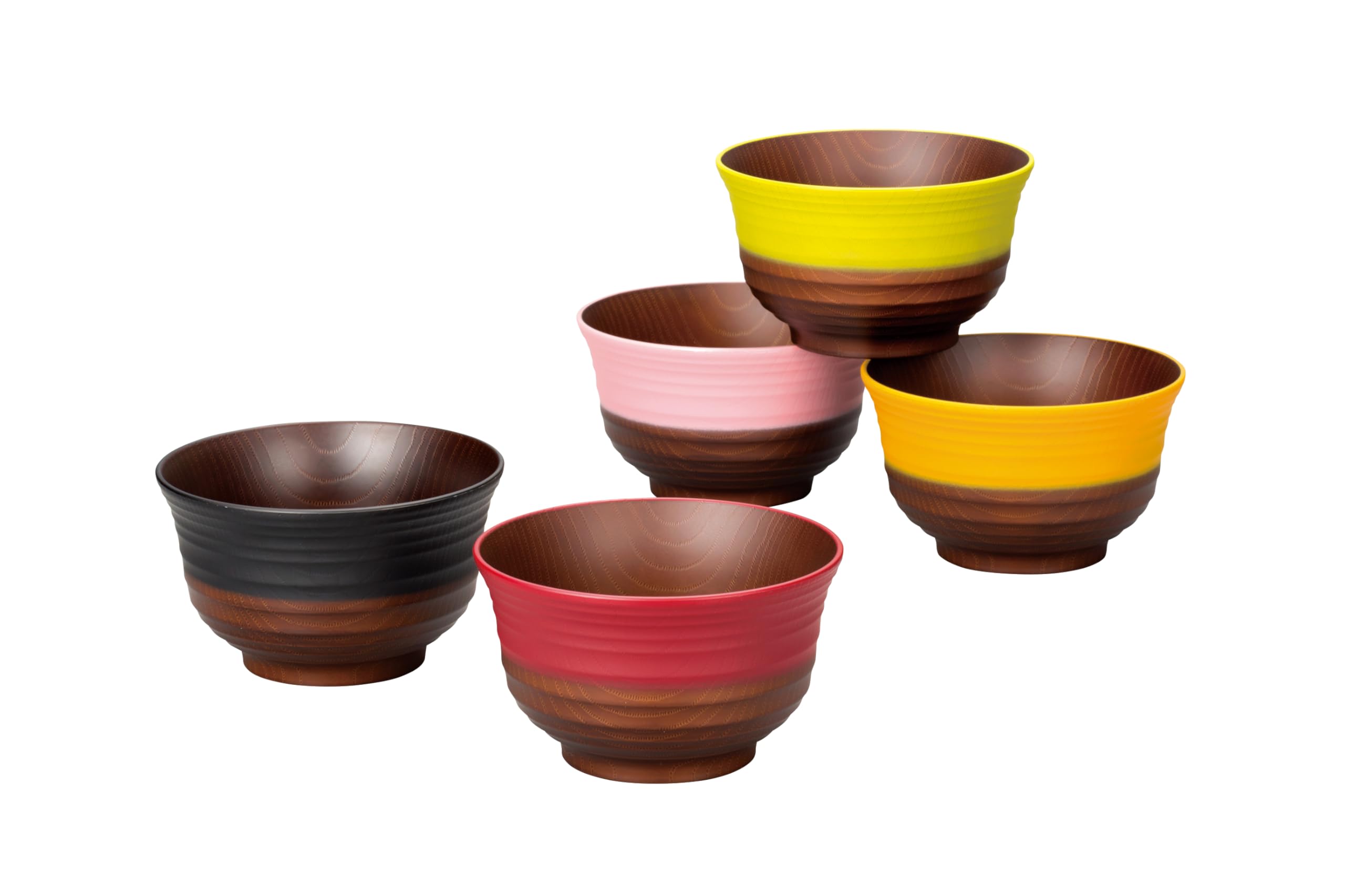 

Кано традиционный цвет большой набор из 5 штук Посудомоечная машина и микроволновая печь рисовый суп сделано в донбури [Японские миски, цвета, 77141] безопасно, миска, миска, Япония,