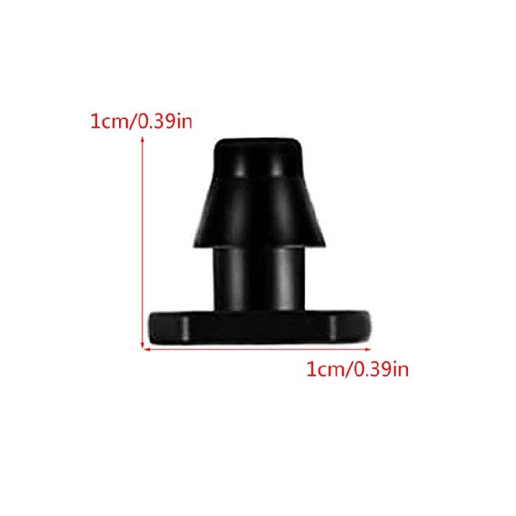 200Pcs 4/7mm Hose End Plug Hose Water Stop Connectors Gardeners Irrigation System