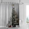 Home Decoration Shower Curtains for Bathroom Waterproof Curtain Fabric Modern Nordic Style Living Room Merry Christmas Winter
