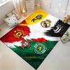 Football Club Logo Design Rug Non-slip Rug Suitable for Living Room and Bedroom Sofas