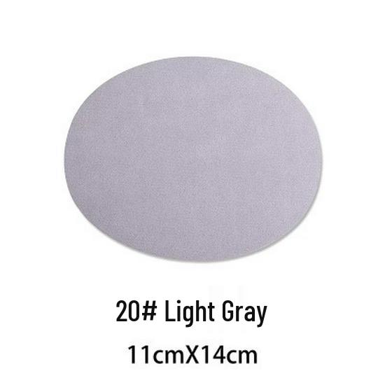 Universal Suede Oval Iron-On Elbow & Knee Patch Sticker for Jackets & Sweaters