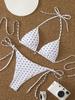 2026 Women Swimsuit Sexy Pearl Micro Bikinis Sets Dot Print Female Swimwear for Woman Bathing Suits Beachwear Trend Bikinis