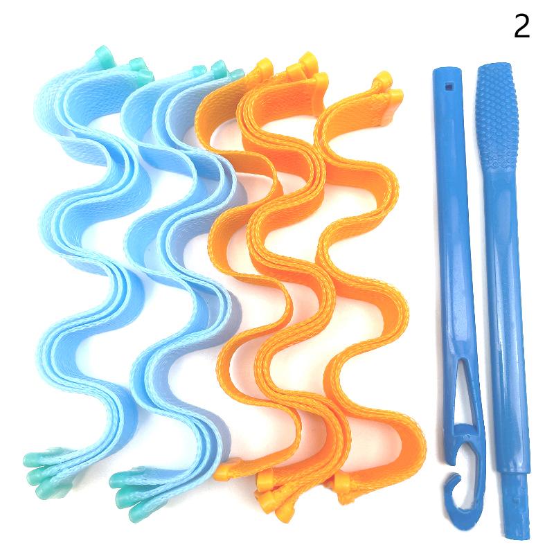 12Pcs Heatless Hair Curler No Heat Hair Rollers Soft Curls Curling Rod Roller Sticks Perm Rods Wave Formers Hair Styling Tools