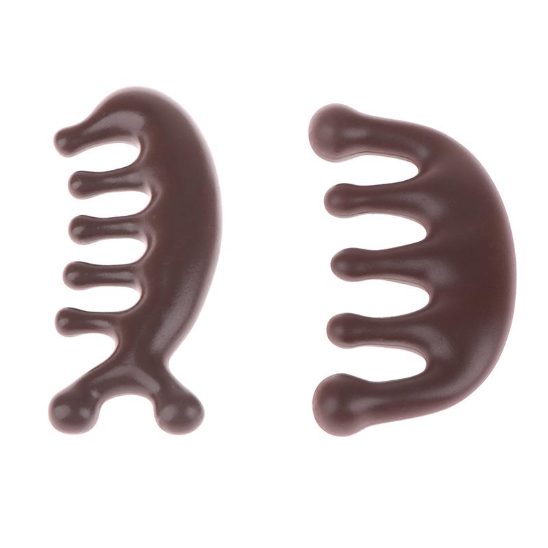 Körper Meridian Massagekamm Fünf Breitzahnkamm Akupunkturtherapie Blutzirkulation Glattes Haar