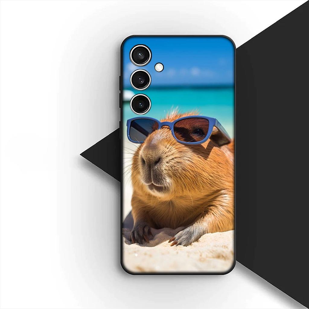 Casing for Apple iPhone 17 Pro XS Max Air 6 7 8 Plus 5 + SE 2022 SE2 16E Phone Cover Protective Case Cartoon Capybaras