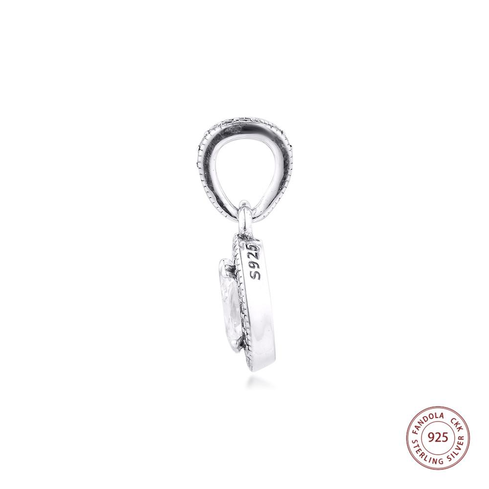 100 % 925 Sterling Silber Vintage Eleganz Anhänger Charms Perlen für Schmuckherstellung passend für Originalarmband Frauen Mädchen DIY Geschenk