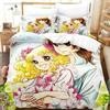 3D Print Manga Candy Anime Bedding Set Bedroom Soft Modern Bedspreads Comefortable Kids Duvet Cover Quilt Cover And Pillowcase