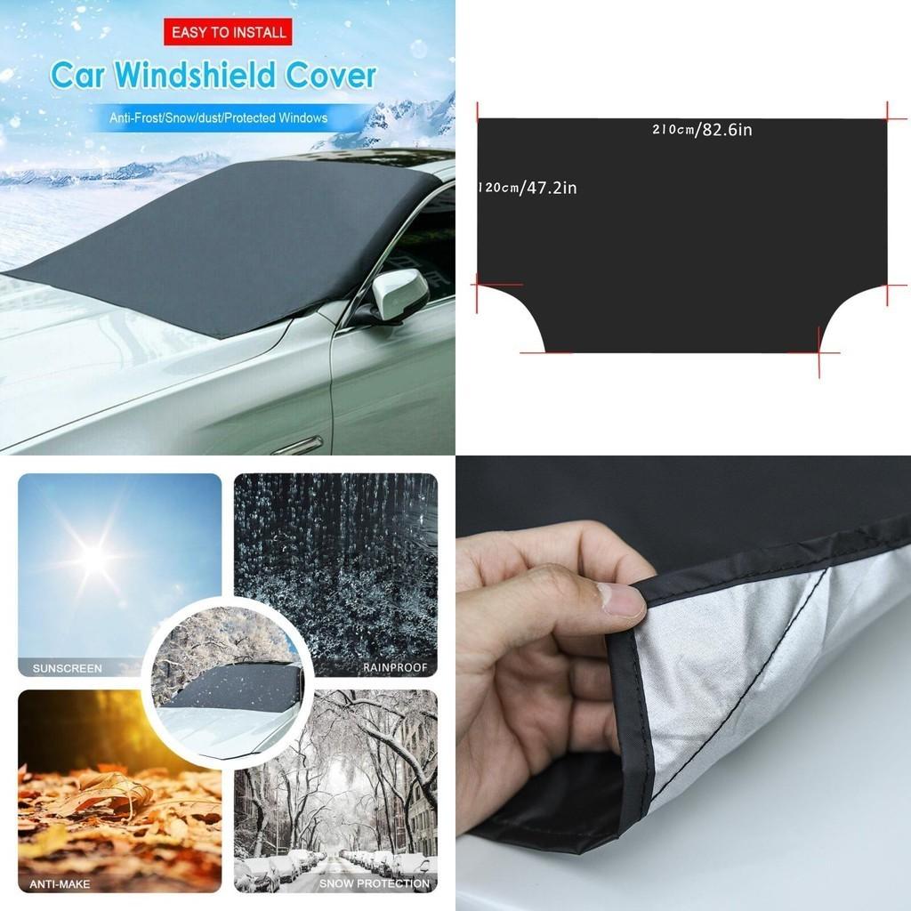 Magnetische Auto-Windschutzscheiben-Schutzhülle gegen Regen, Schnee, Eis und Frost