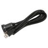 2 Ports Dual USB 3.0 Male to USB 3.0 Female Car Mount Flush Cable 3.3ft Plug and Play Waterproof