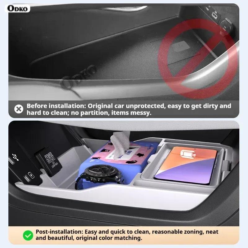 Silicone Storage Box 2025 FOR Dongfeng Honda S7 Center Console Modification Anti-slip Pad Accessories Organizer Decoration