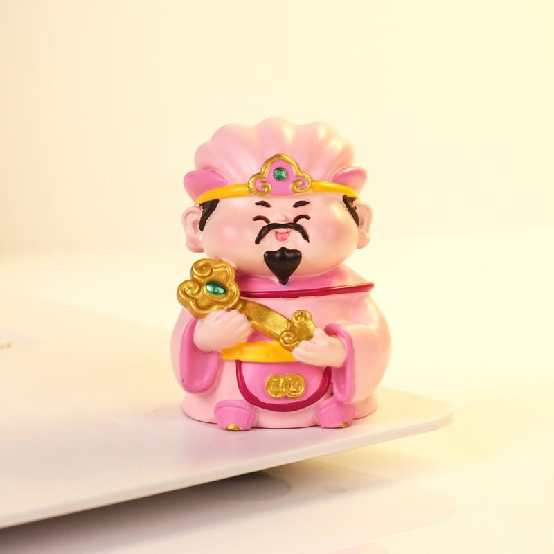 Mythology Wealth God Resin Car Decor Feng Shui Gift For Prosperity And Good Fortune