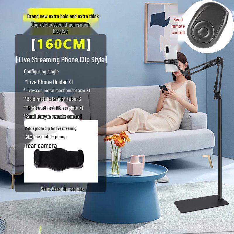 Adjustable Floor & Desktop Universal Tablet Stand