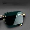 Alloy Frameless Women&Men Sun Reading Glasses Blocking Blue Light Sunglasses Spectacles Reading Glasses 0+1.0+1.5+2.0+2.5