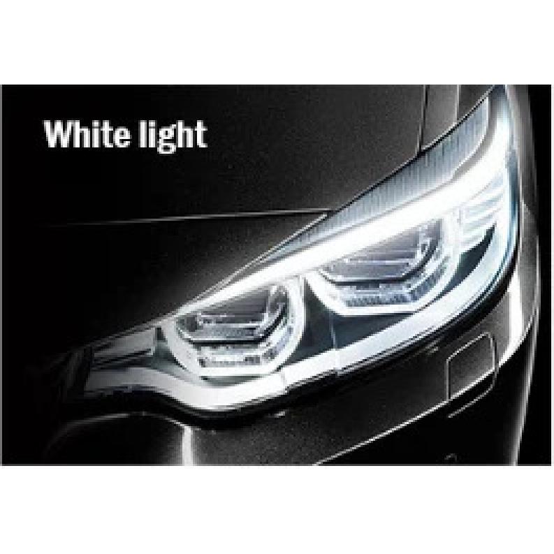 2PCS 12V Car LED Flexible Daytime Running Light Turn Signal Lamp DRL Waterproof Headlight Auto Exterior Decoration Accessories