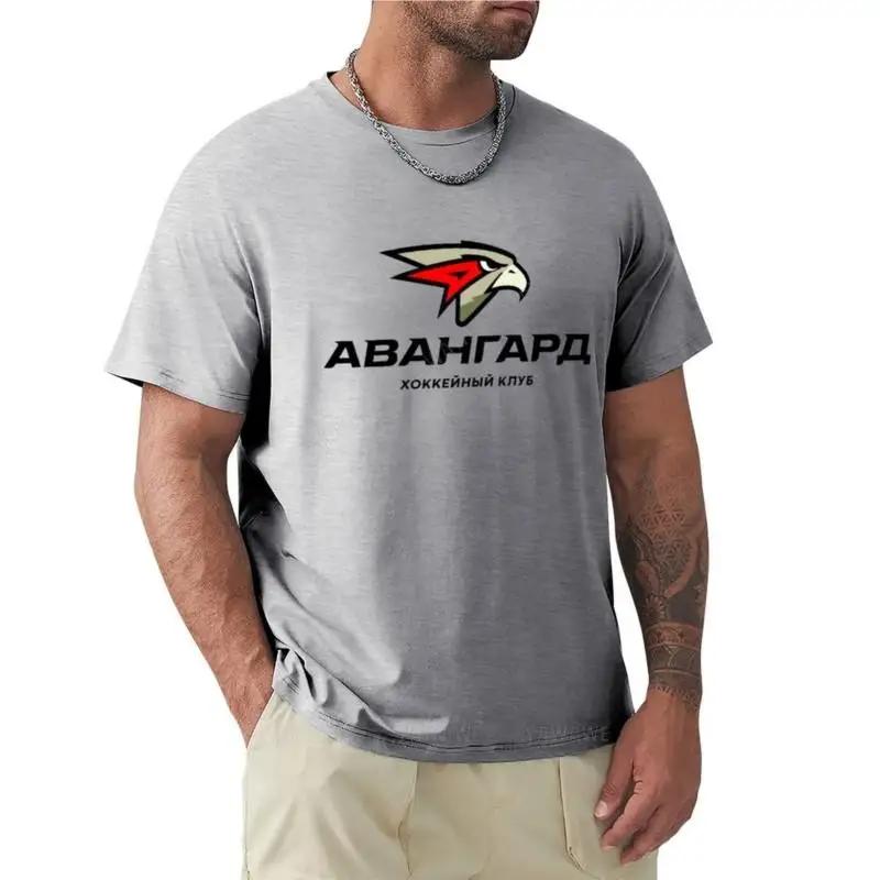 t-shirt men cotton Avangard Omsk Hockey T-Shirt black mens short sleeve summer t-shirt for man