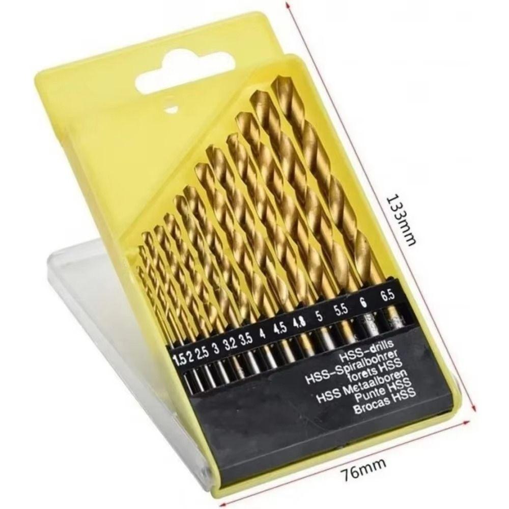 Straight Handle Twist Drill Bit High-Speed Steel Metal Drill Drill Bit