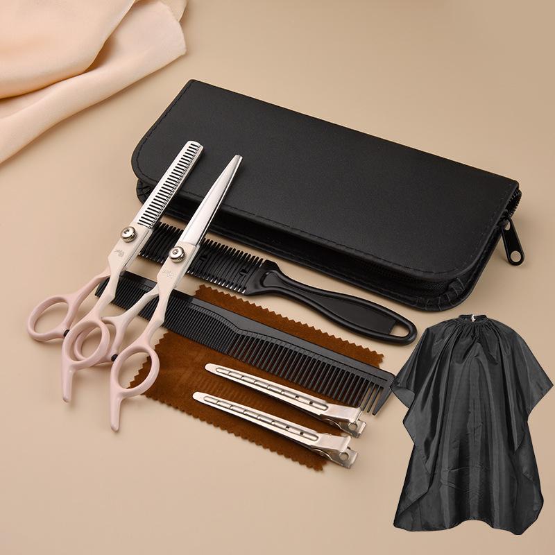 Stainless Steel Hairdressing Scissors & Thinning Shears Set for Cutting and Styling