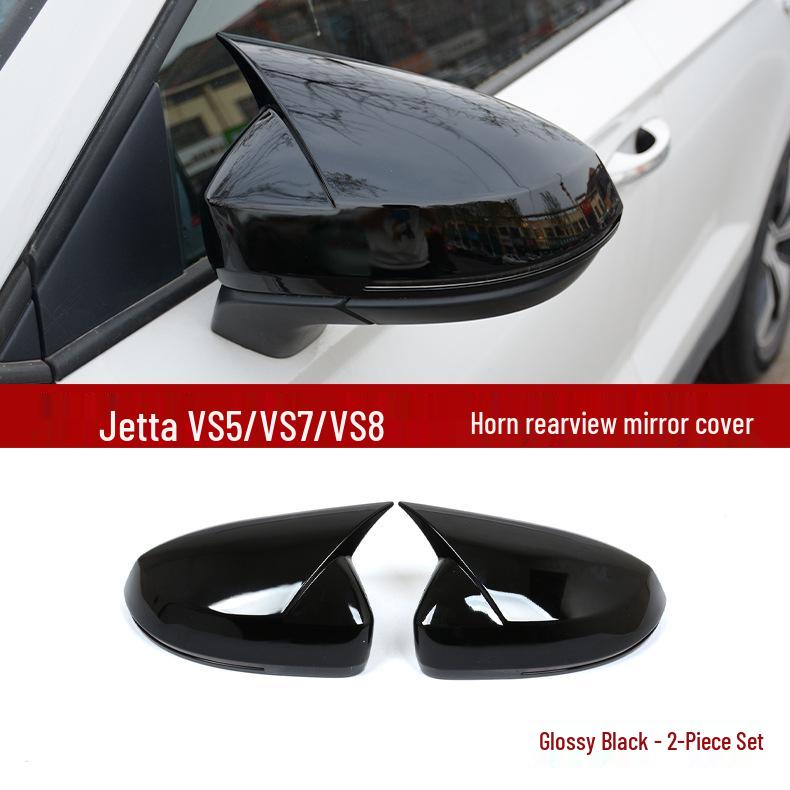 Jetta VS Series Mirror Cover - Bull Horn Design for Rearview & Reversing Mirror Protection