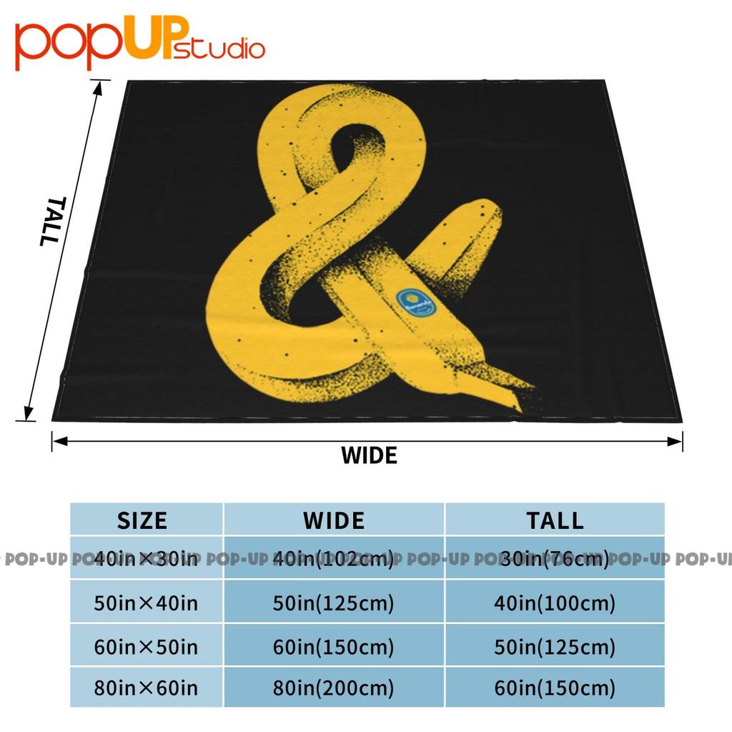 Banana And Ampersand Art Ultra-Soft Blanket Quilt Winter Sofa Cover Bed Covers