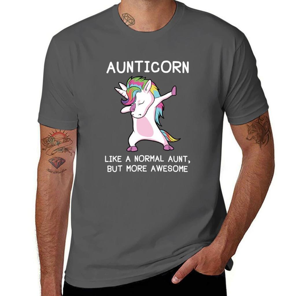 Aunticorn Unicorn Aunt T-shirt Men T Shirt Cotton 100% Anime T Shirts For Man T Shirt Man Luxury T-shirt