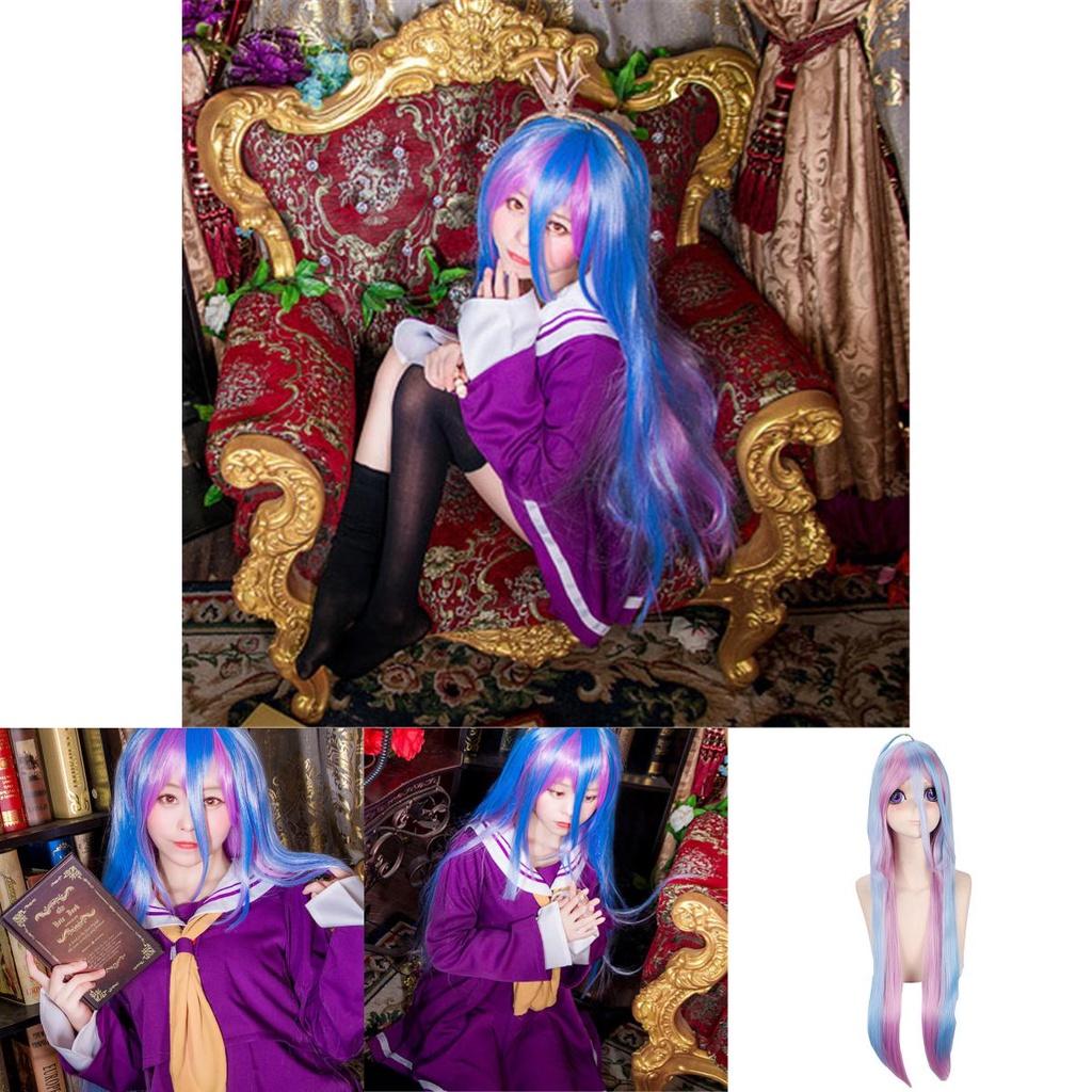 Breathable No Game No Life Shiro Cosplay Dress Shirt Tie Set With Perfect Stitches