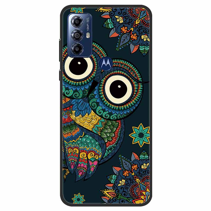Für Motorola Moto G Play 2023 Hülle Weiche Silikon-Rückseite für Moto G Play 2023 Hülle GPlay 2023 Schwarze Handyhülle