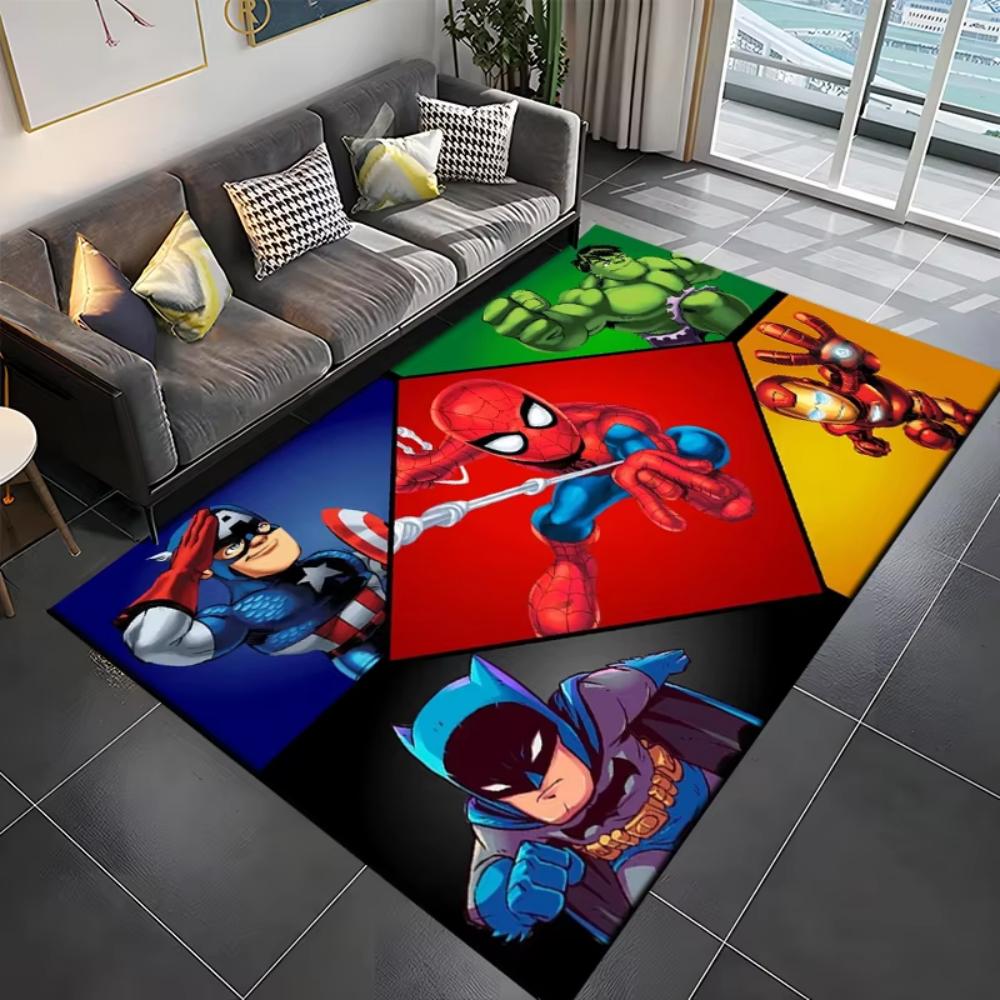 Disney Superhrdina Spiderman Vzor Velký Koberec Podložka na Podlahu do Obývacího Pokoje Ložnice Pohovková Zóna Moderní Dekor Koberec do Dětského Pokoje