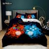 Gamepad Duvet Cover Set Microfiber Games Twin Bedding Set Boys Player Gaming Videogame Controller American Style Comforter Cover