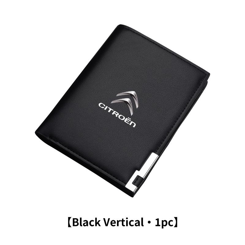 ALN2   Car Driver's Licence Organiser Insurance Card Holder Wallet Purse For Citroen C4 C3 C5 C1 C2 VTS Berlingo Celysee Xsara Picasso