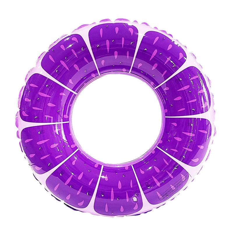 Starry Sky Sequin Mermaid Swim Ring: Thickened Inflatable Children's Float