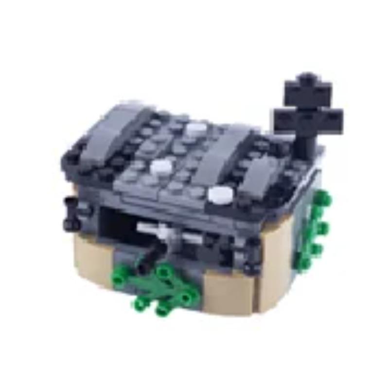 WWW2 Military Building Block 88mm Flak Gun Cannon  Weapons Figure Soldier Machine Gun Mecha Infantry Artillery Mortar Toys K053