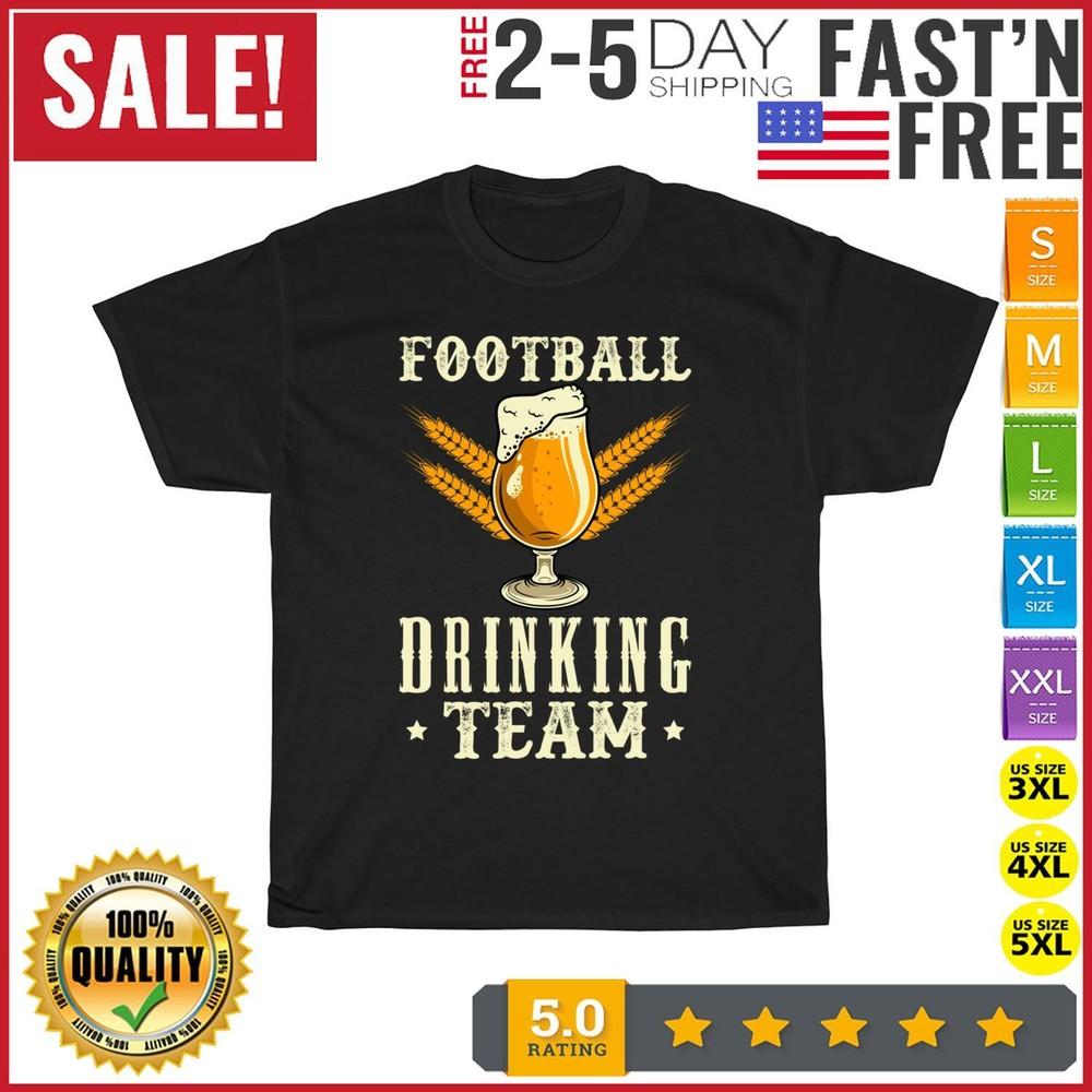 Football Drinking Team Funny Vintage Football Vintage T Shirt Men Women Fashion