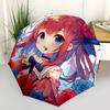 1pc Rose Garden Folding Umbrella Auto-Open Close, Portable Design, Iron Frame, Outdoor Use, Gift for Fans & Travelers, Suitable for Daily Use.L027