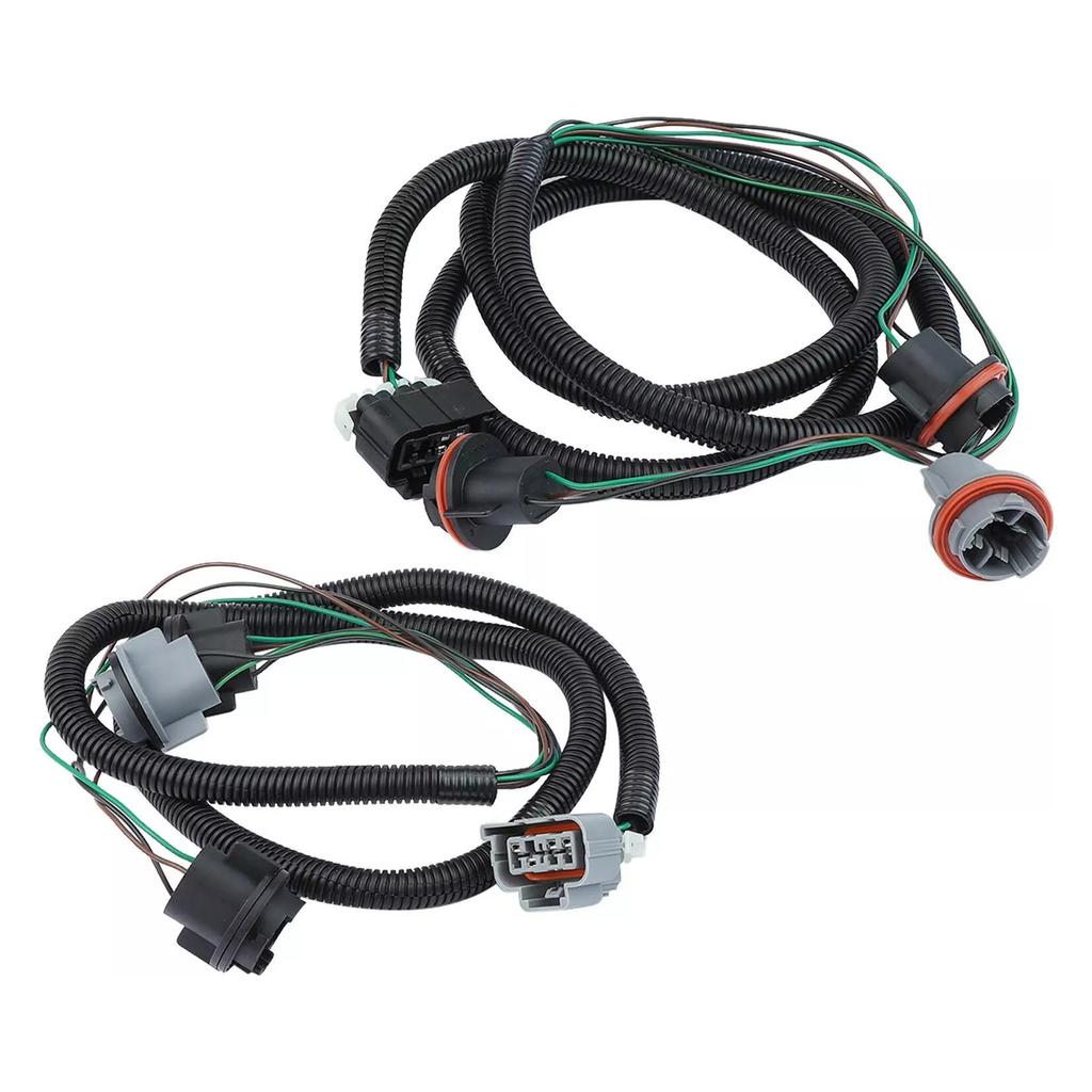 Left+ Right Tail Light Lamp Wiring Harness For Chevy GMC Pickup Truck 2007-2014