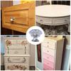 6pcs Colorful Crystal Diamond Drawer Handle Cabinet Acrylic Handle Decorative Knobs Easy To Install,Each Piece Come With A Screw