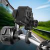 Motorcycle Phone Mount Holder Motorcycle Cellphone Mount, Bike Phone Handlebar Clamp with Anti Theft Lock