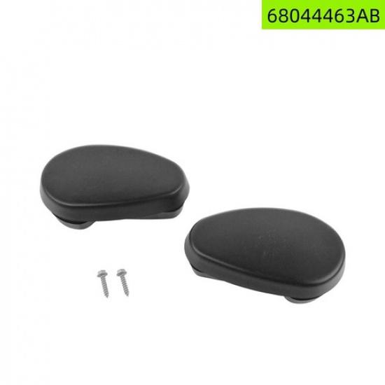 2PCS Tubular Side Step End Caps 68044463AB For 2009-2017 Dodge Ram 1500-3500