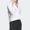 adidas Jackets Women's White Hooded Moderate Other HY2820