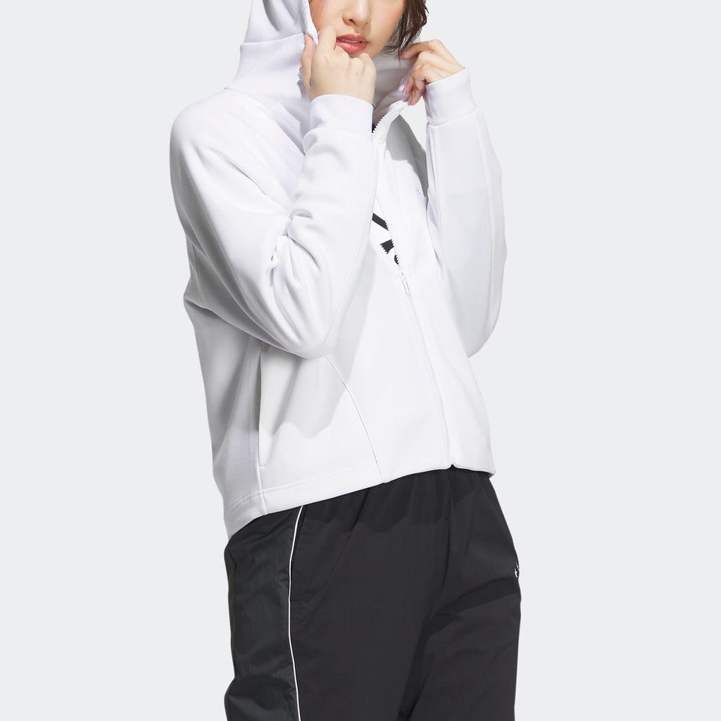 adidas Jackets Women's White Hooded Moderate Other HY2820
