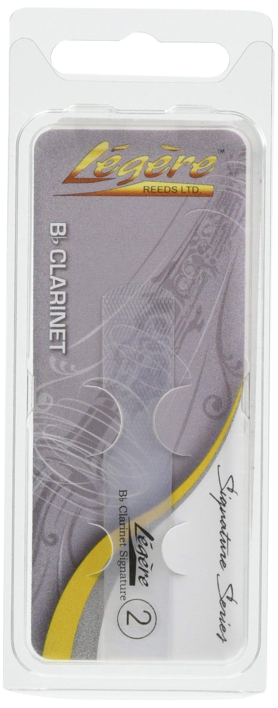 

Legere Resin Reed Signature Series for Bb Clarinet [Hardness: 2]