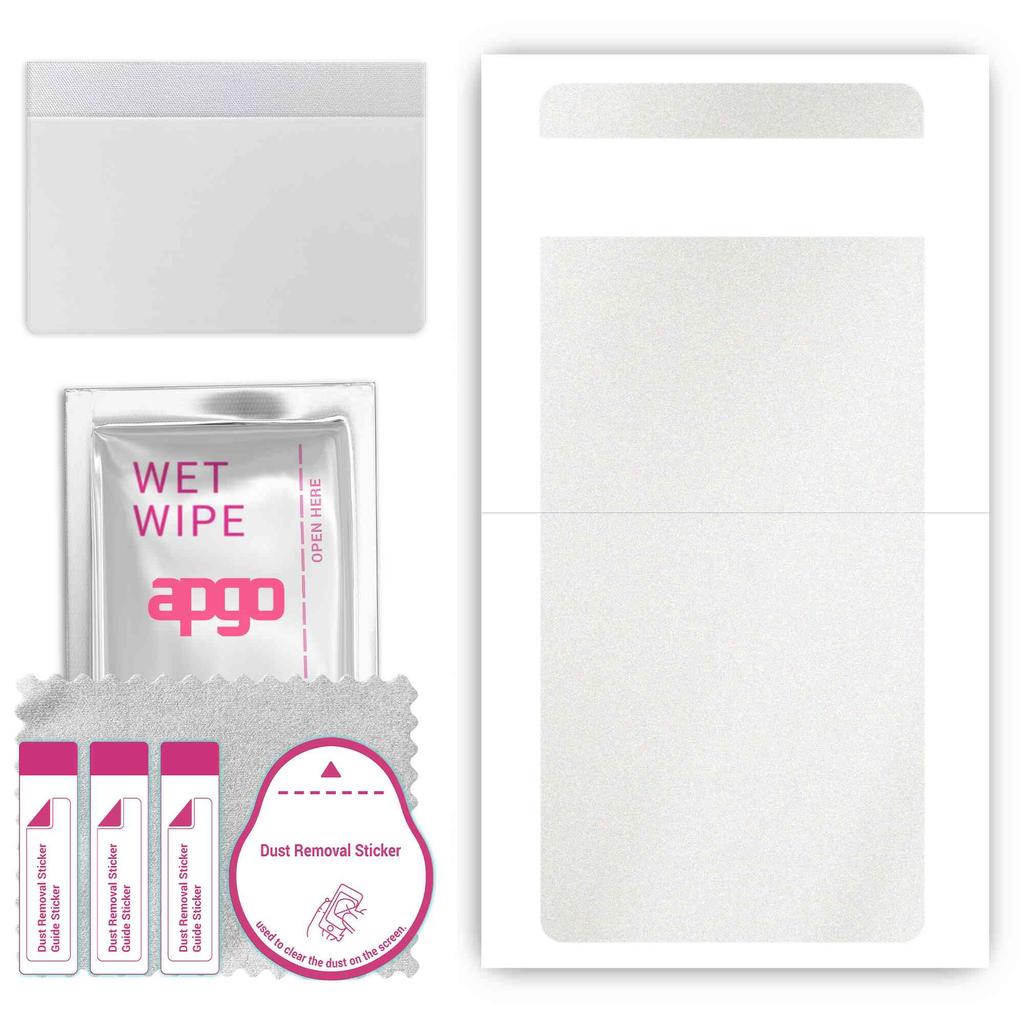 apgo Beskyttende Skin-klistremerke for baksiden kompatibelt med Google Pixel 6a, Wrap-film, Folie, Vinyl - Mønster Matt Gjennomsiktig