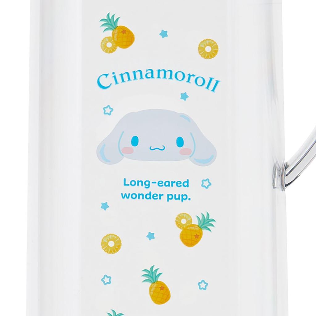 Sanrio Cold Water Pitcher Cinnamoroll Main AS Silicone Rubber Can Be Placed Vertically or Horizontally 313033 Body/Bottom Lid Resin/Lid