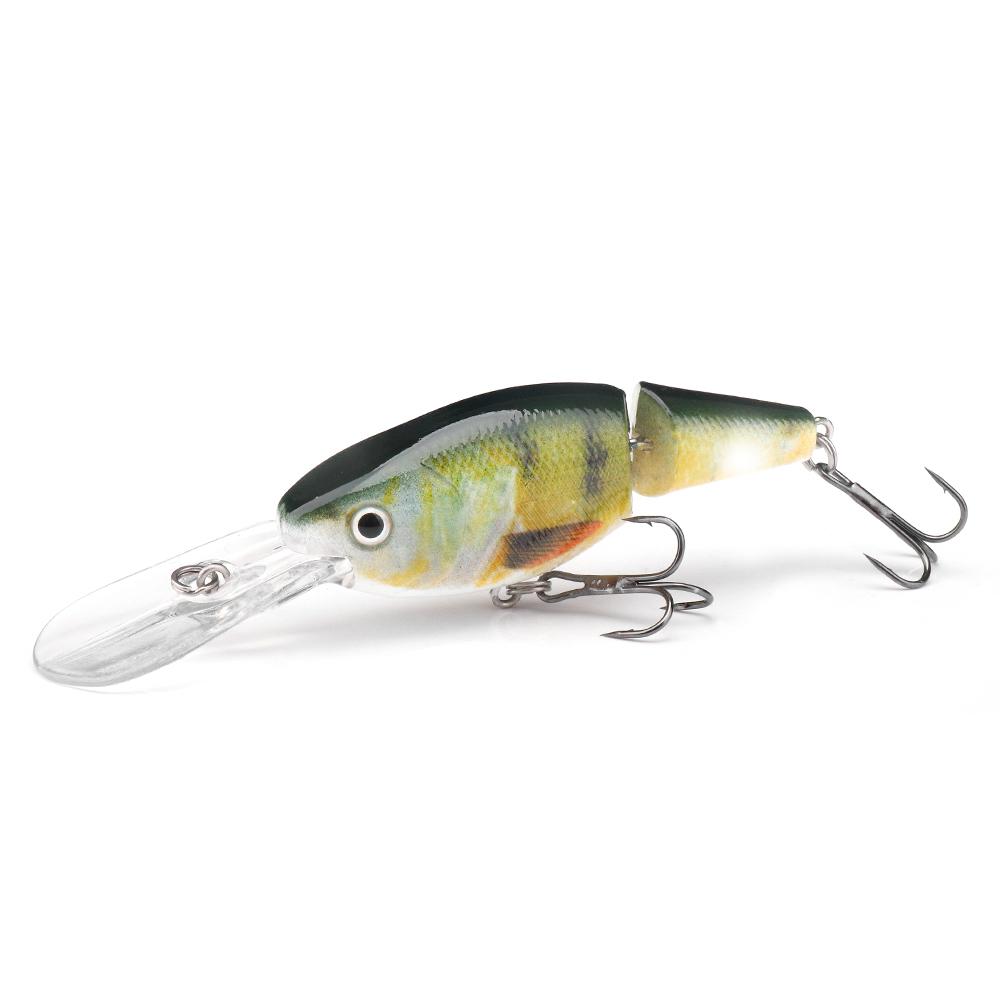 

Воблеры Минноу 105мм 15г 2-секционная сочлененная приманка Плавающие воблеры для щуки Искусственная приманка Крэнкбейт Рыболовные товары