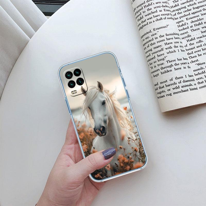 Fine Horse Transparent Phone Case for Motorola Moto Edge Plus G200 G23 E13 E15 E20 E30 G62 G71 G72 G75 G24 G15 Power