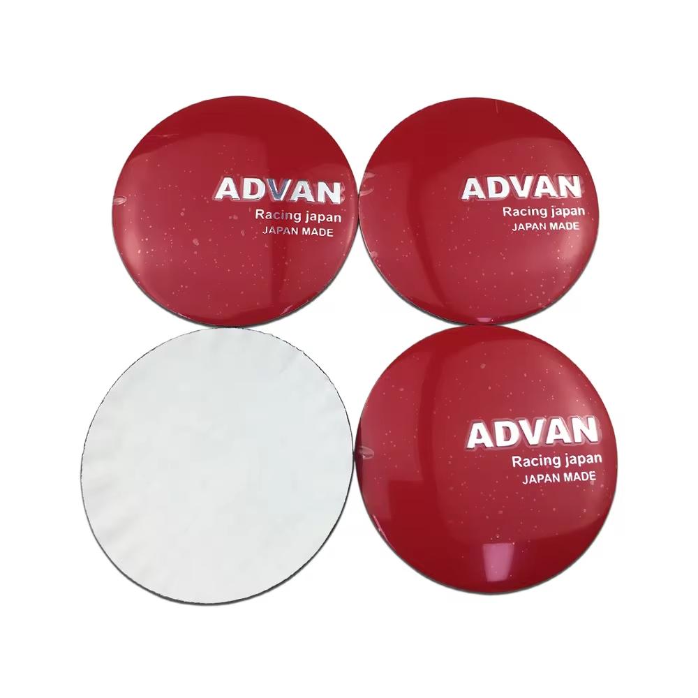 4PCS 56MM 60MM Advan Emblem Car Wheel Center Cap Hubs Cover Badge Auto Styling Accessories