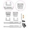 1/12 Frame Chassis Upgrade Kit Aluminum Alloy RC Rear Axle Metal Parts Vehicle