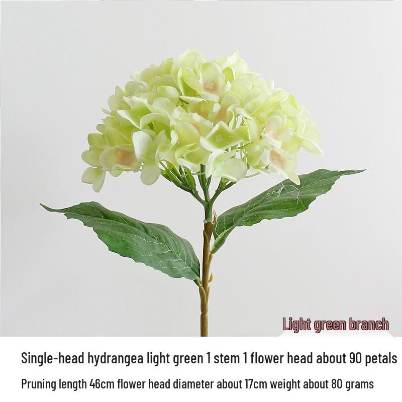 Silk Hydrangea Flowers - Decorative Artificial Ornaments for Weddings, Available in 24 Colors